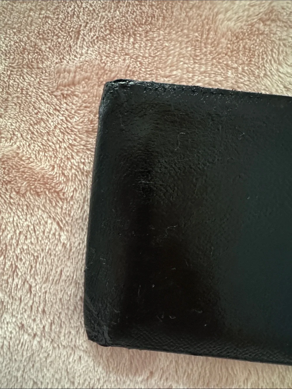 Bvlgari Classic Black Leather Bi-Fold Wallet - Men repaired & refurbished